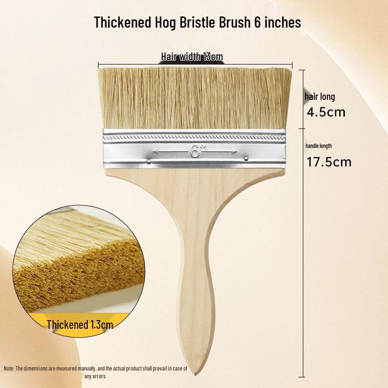 Nylon Bristle Art Brush with Wood Handle for Oil Painting