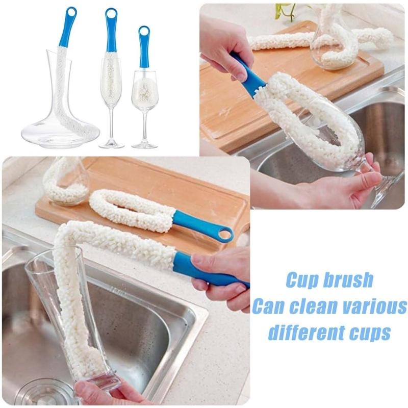 12PCS Drain Brush Cleaning Systems Tool Multiple Size Brushes For Wide Pipes Sink Drains Household Commercial Plumbing