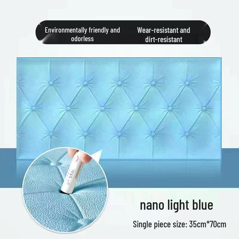 Selbstklebendes weiches Rückenlehnenkissen für Kinderbettseite