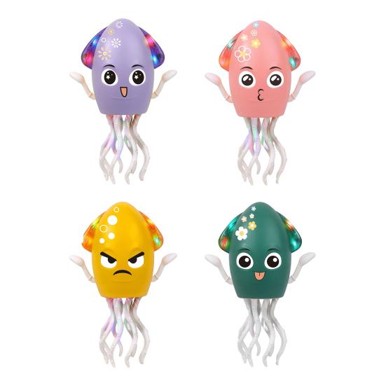 Electric Dancing Octopus Toy with LED Lights Music Smart Obstacle Avoidance Octopus