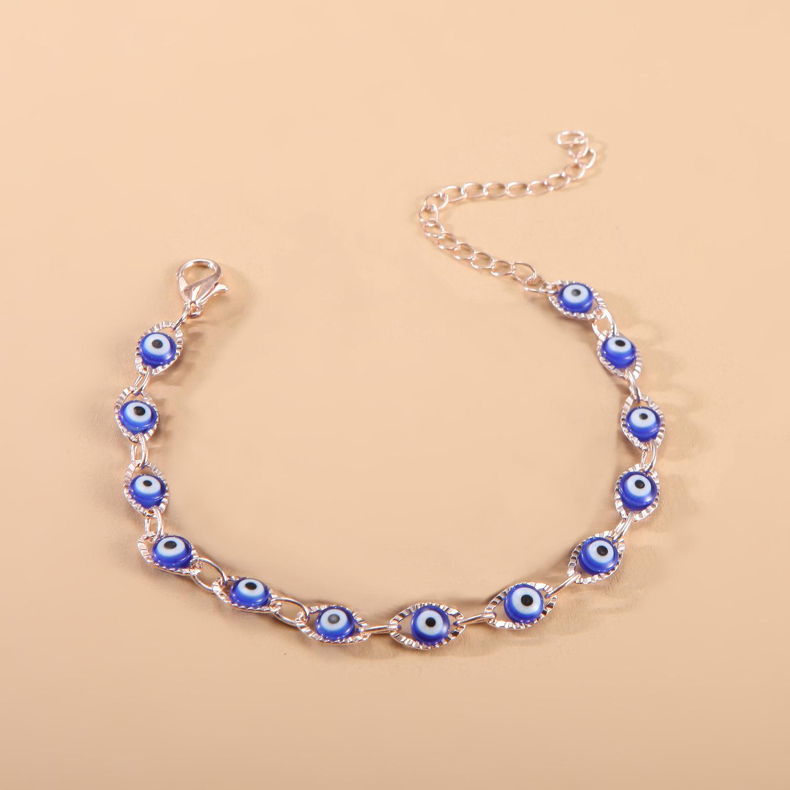 

Новый браслет Devil s Eye из Европы и Америки, браслет Evil Eye, модный браслет для пар 17CM