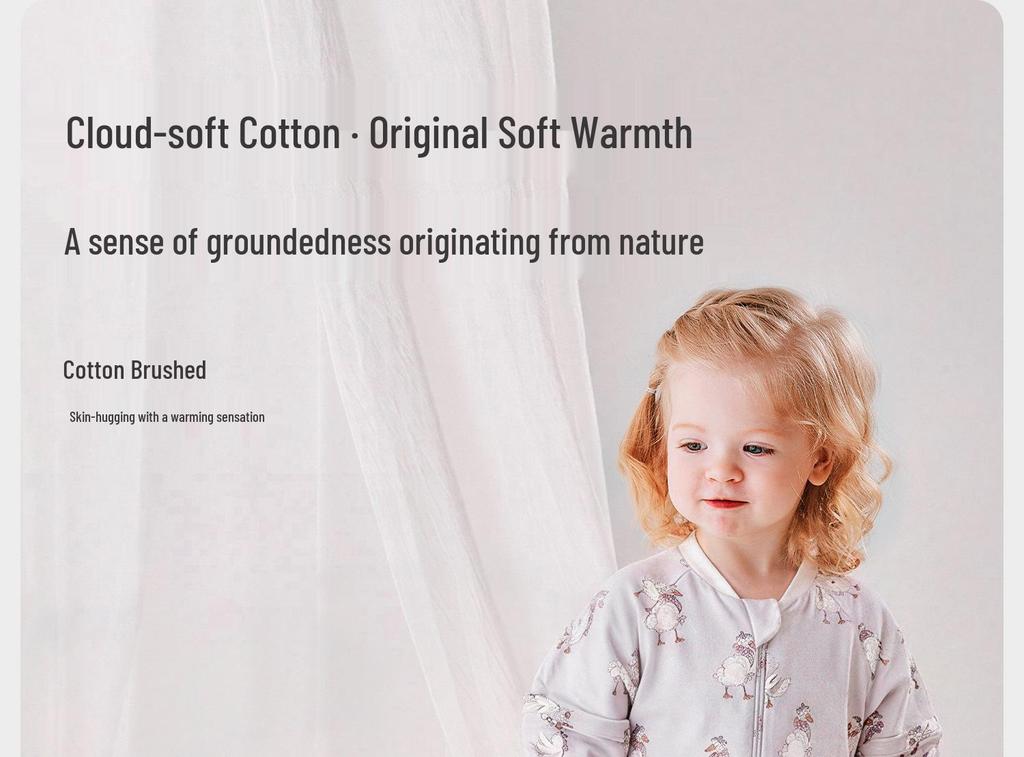 He'er Te 120g Silk Quilted Baby Sleeping Bag with Detachable Sleeves and Legs - Class A Anti-Kick Blanket Pajamas for Autumn/Winter.