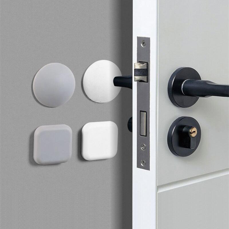 1PC Door Stopper Silicone Handle Bumpers Self Adhesive Mute Anti-Shock Protection Porte Pad Home Improvement Wall Protector Pad