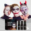 Halloween Face Body Painting Stick Kit Black/White/Red