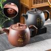 Yixing Purple Clay Tea Pot Chinese Large Capacity Teapot Tradition Beauty Tea Infuser Retro Tea Set Household Drinkware 1000ml
