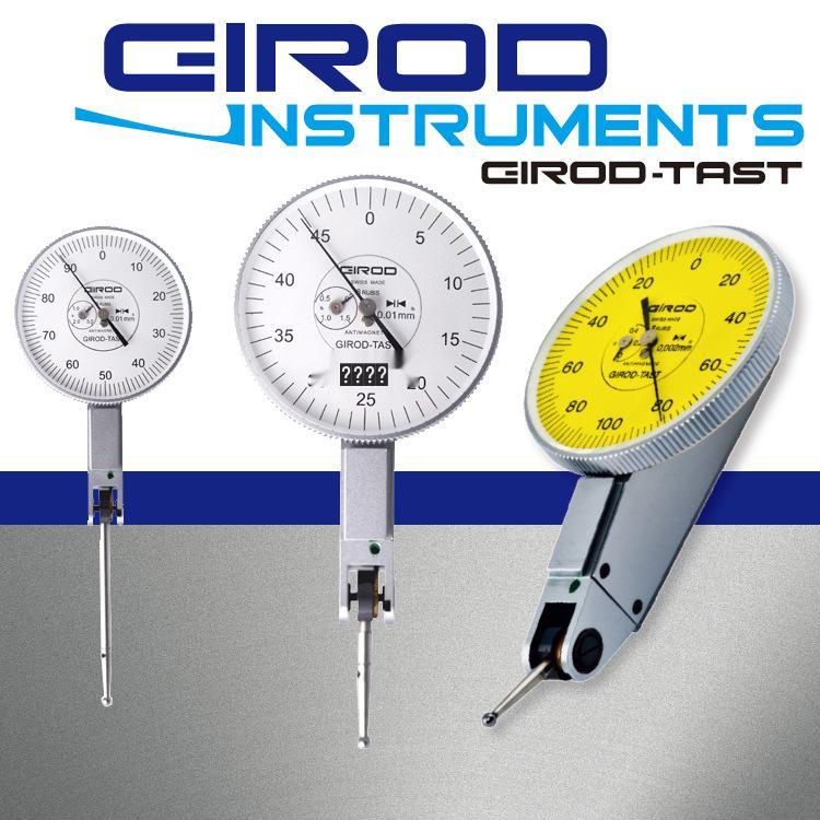 Швейцарский Оригинальный Индикатор Рычажный Girod GT 4462 4/0.01мм с Длинным Зондом 2mm Range, 0.01mm Resolution