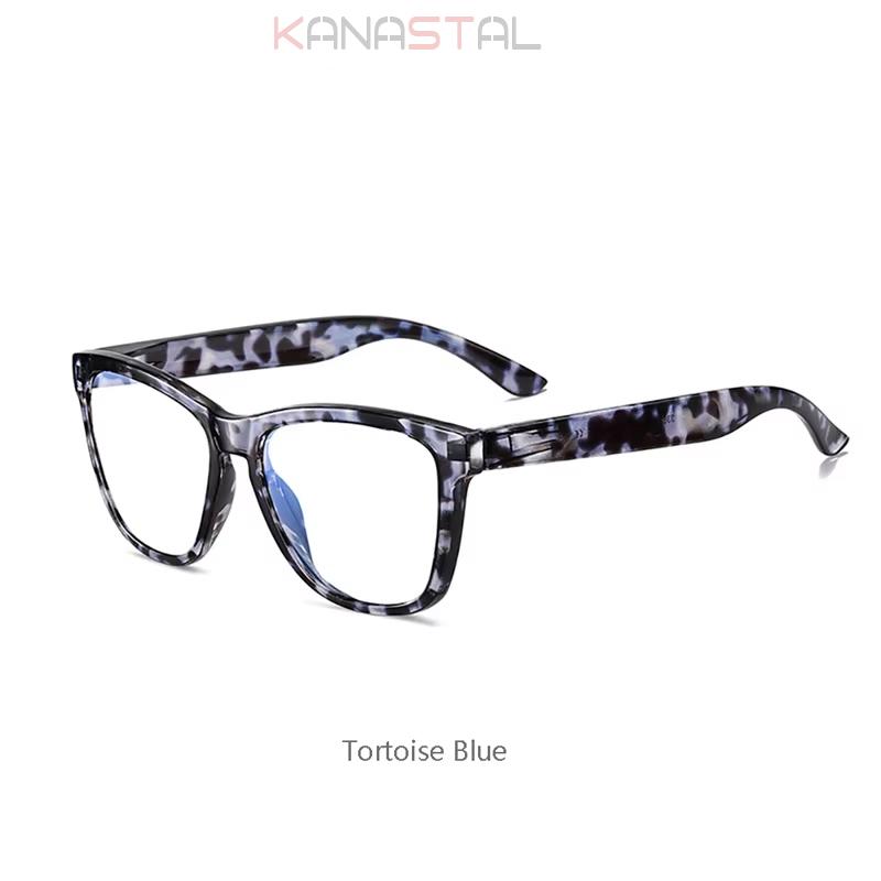 Damen Blaulichtfilterbrille Gestell Herren Anti-Ermüdungsgläser Computer Kunststoffbrille Rezept Myopie Lesebrille