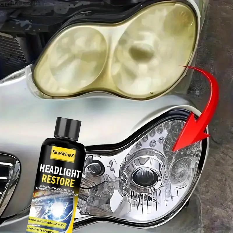 Car Headlight Oxidation Repair Milk | Brightness Restore | Lamp Shade Defog & Clear Vision
