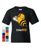 ZomBee Youth Kids Boys T-Shirt Zombie Apocalypse Funny Dead Bee Outbreak Brains Kids Tee