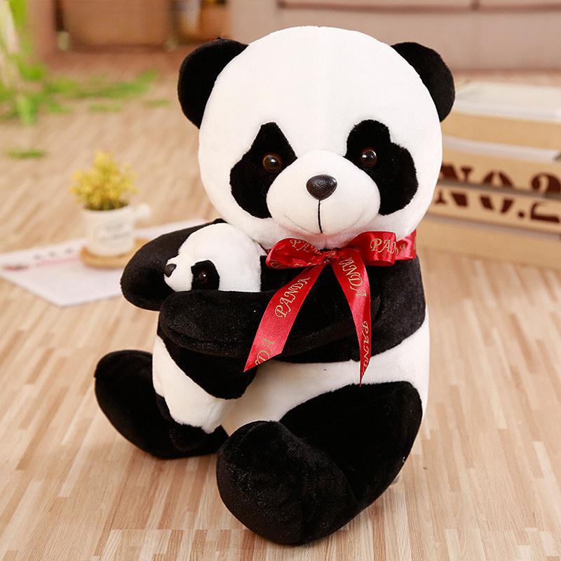 Cute Plush Panda Toys Stuffed Simulation Animal Soft Doll Lifelike Panda Hug Little Panda Kids Toys Children s Gift 25cm