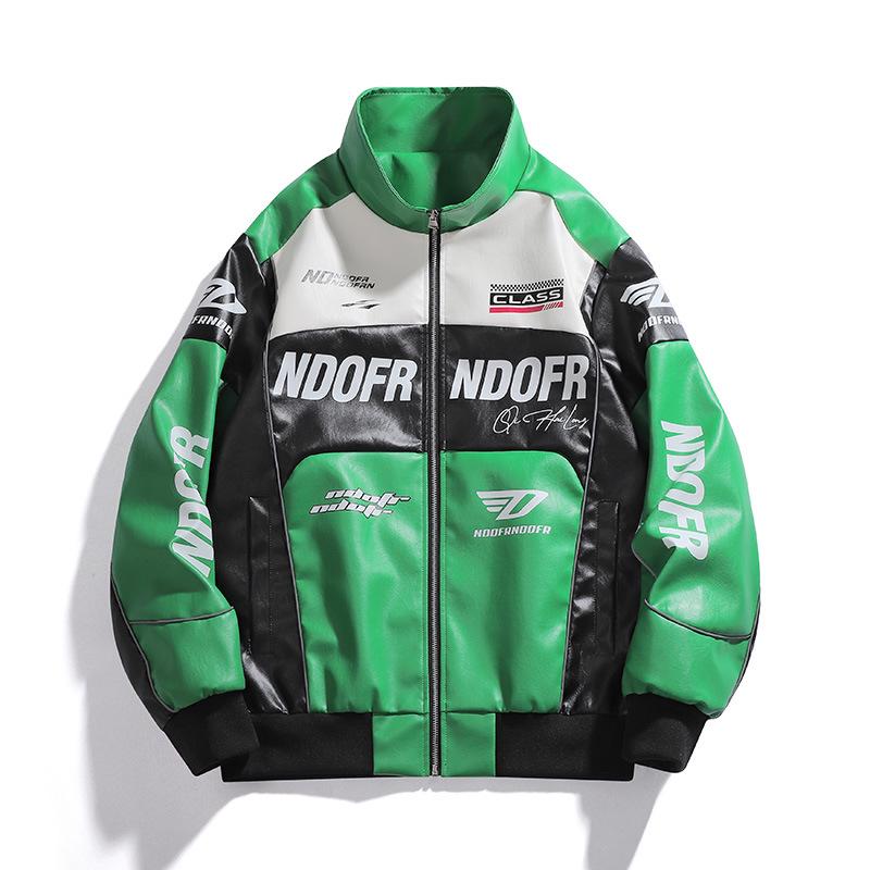 BADEE★韓国★人気 Racing Eco Leather Jacket 3色 /追跡あり BADEE☆韓国☆人気 Racing Eco Leather Jacket 3色 /追跡あり