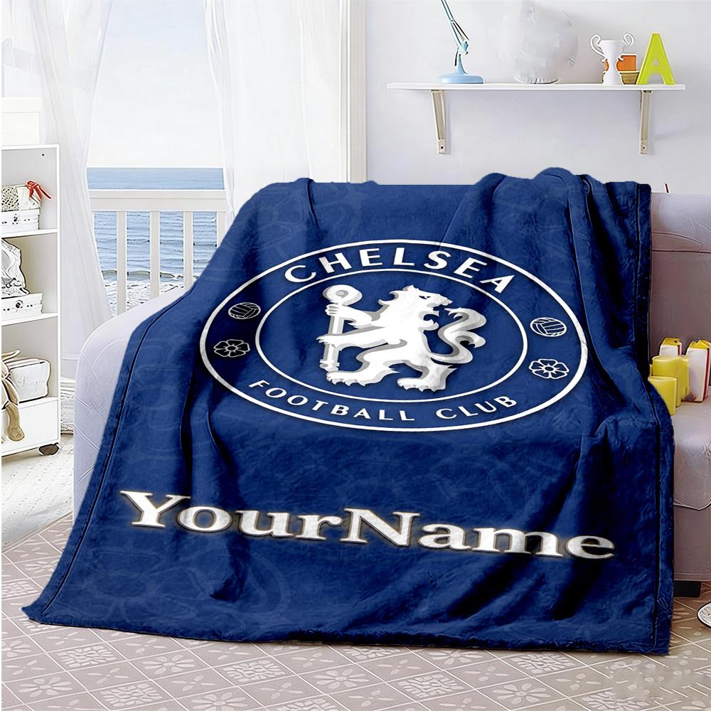 Chelsea Customize Your Name Blanket Throw Customizable Blanket Soft & Cozy for Seaside Couch Bed Sofa Ideal for All Seasons Gifts For Family Or Friend