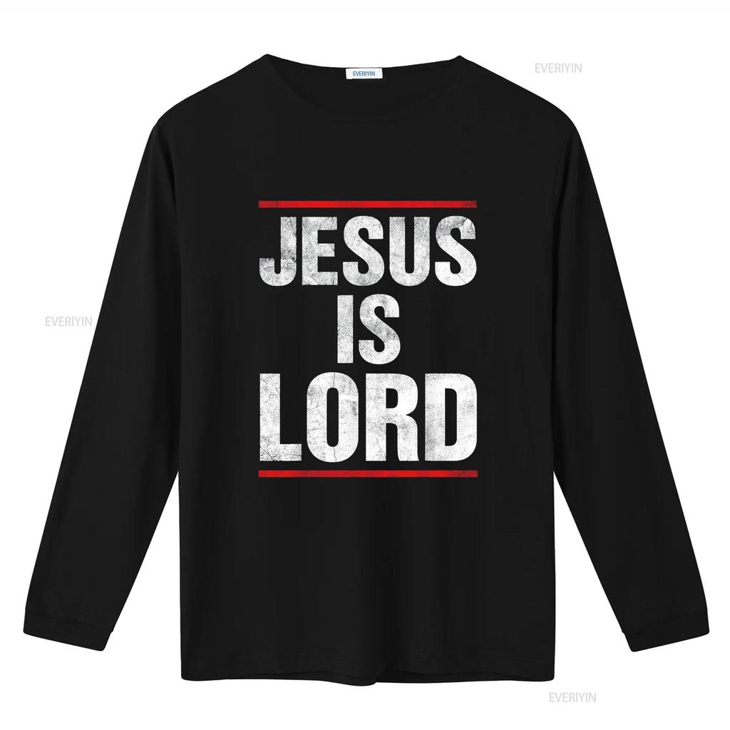 Jesus Is Lord Retro Vintage T Shirt vintage Washed Unisex Stylish Casual designer clothes Breathable fashion Comfortable