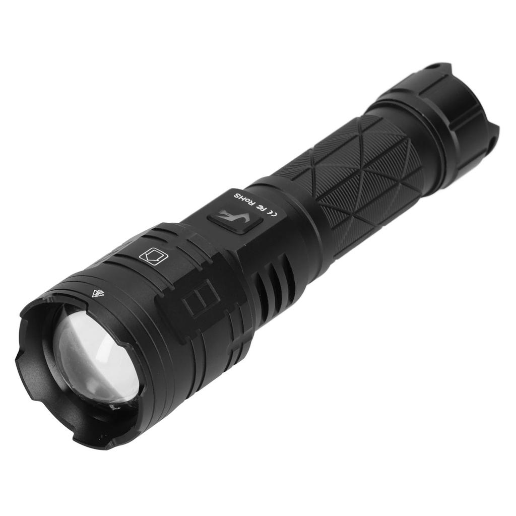 LED Flashlight USB Charging 16 Core 5 Light Levels 2 Modes Camping Lighting Device for Outdoor