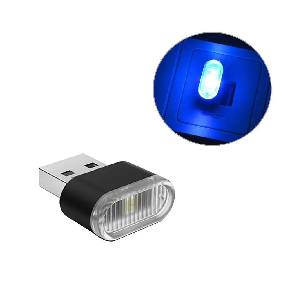 Mini USB LED Car Light Auto Interior Atmosphere Light Emergency Lighting Light PC Auto Colorful Decorative Lamp Car Accessories