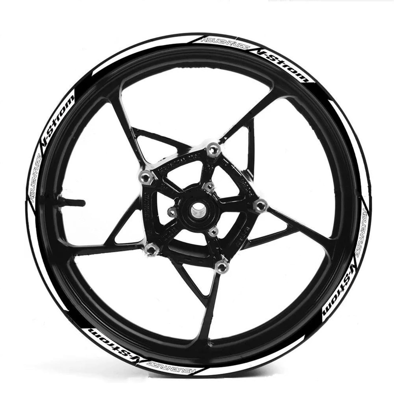 

Наклейка на обод колеса Мотоцикл 19 17 Светоотражающая наклейка на обод Наклейка на обод Подходит для Suzuki V-strom One Size