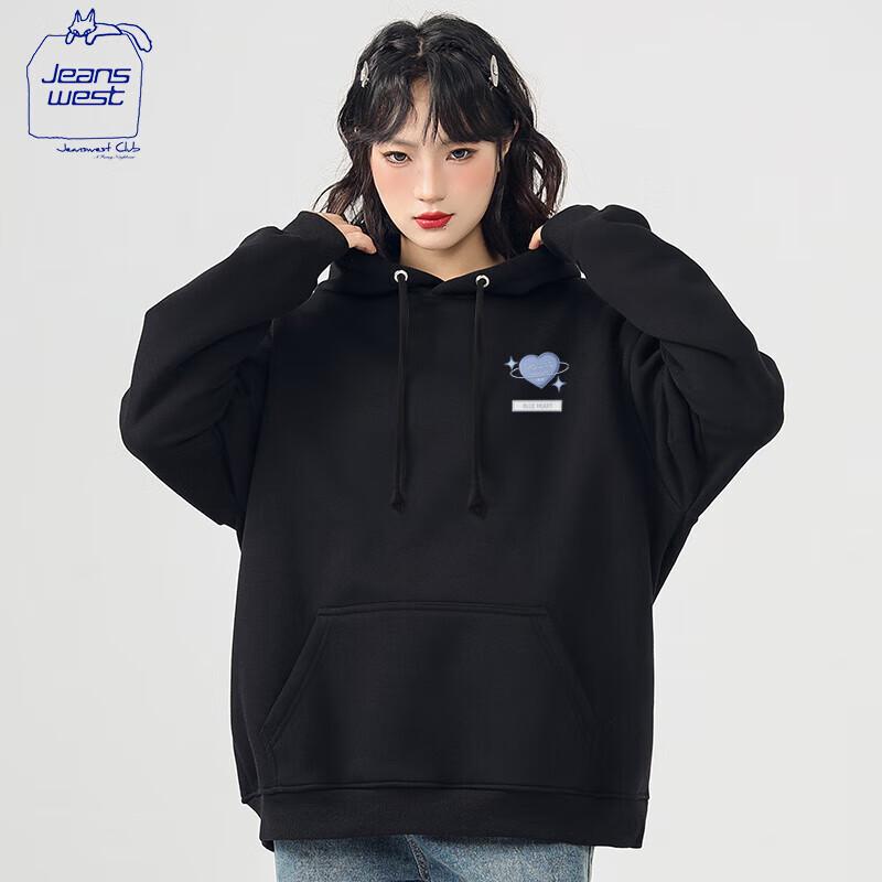 

JEANSWEST CLUB Unisex Casual Hooded Sweatshirt XL