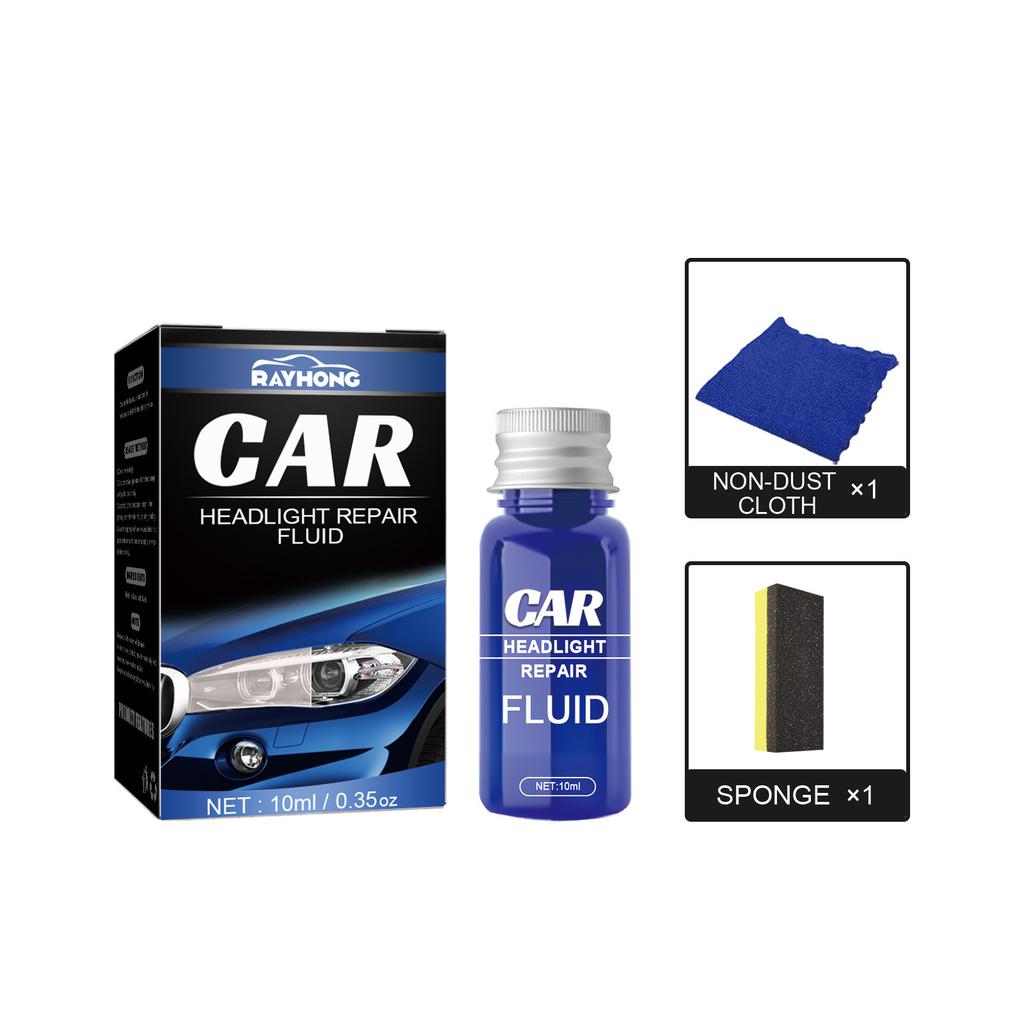 Car lamp refurbishment care agent set, car headlight care solution, car lamp crystal plating refurbishment care agent
