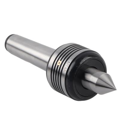 MT4A Live Center Taper Carbon Steel High Accuracy 0.015" Triple Ball Bearing for Small Lathes 60 Degrees
