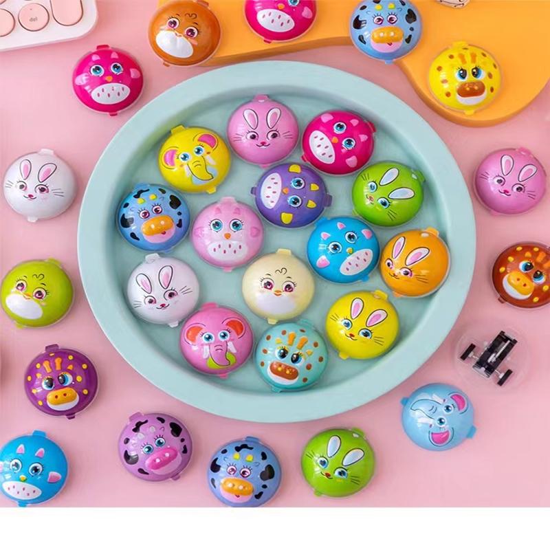 10/20/30PCS 4cm Mini Pull Back Animal Car Play Toy Christmas Wedding Gifts Guests Toys Kids Birthday Party Baby Shower Party Favor