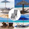 Indoor Outdoor Cushion Polyester Patio Chaise Lounge Cushions Sun Lounger Cushions Pad Lounge Chair Cushion for Travel Holiday