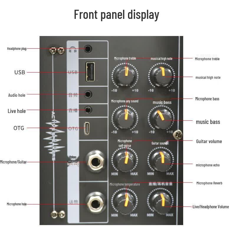 Malata Portable Outdoor Karaoke PA System (CN Version)