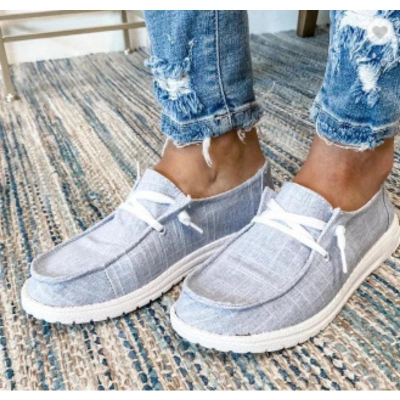 Popular casual single shoes flat multi-color lace-up single shoes large size women's shoes
