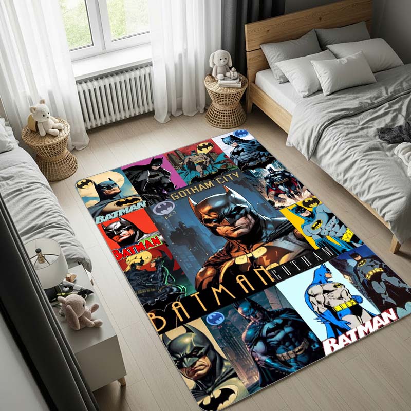 Batman: The Dark Knight Carpet,Bedroom Rug, Doormat,Living Room Rug, Bedside Carpet, Computer Chair Mat, Christmas Gift.
