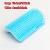 1PC Cat Self Groomer Wall Corner Massage Comb Grooming Brush Soft Rubber Bristles Kitten Massager Tool Fit Flat Corner Hand Hold