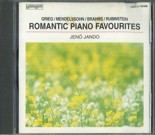 

CD JENO JANDO Romantic Piano Favorites COCO78488 1995 Japan Classical Used