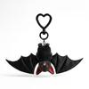 Plush Black Bat Keychain Gothic Transformable Bat Key Ring Pendant Backpack Bag Purse Charm Halloween Gift Gothic Bat Keyring