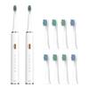 [1+1] Sky 5-stage Sonic Vibration Electric Toothbrush + 5 Brush Heads ST10 Automatic Timer IPX7 Fully Waterproof