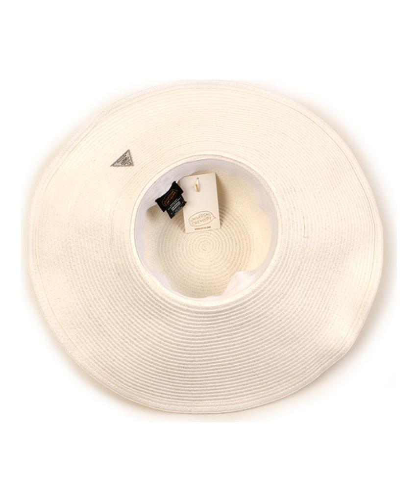 Yunibeosyeolkemiseuteuli Long White Wire Cloche Hat Bk Summer Fedora