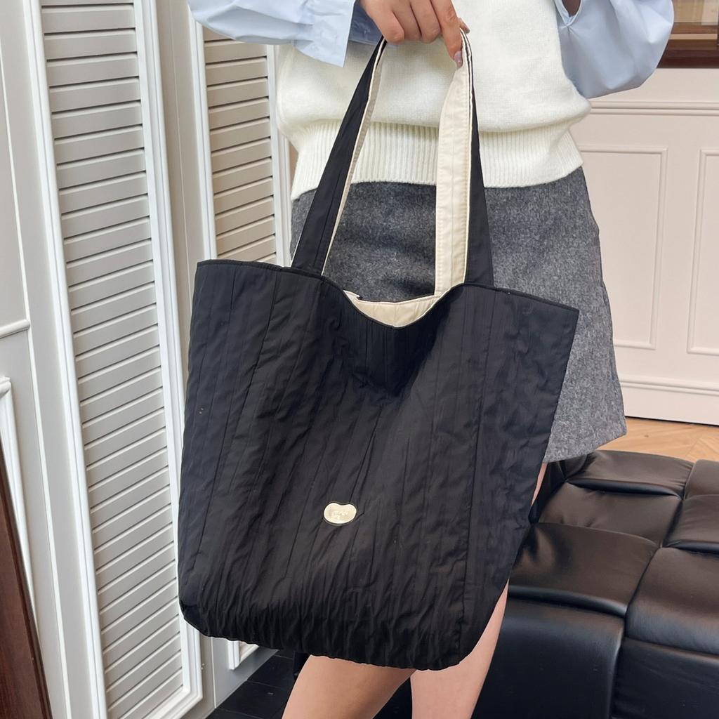 Casual versatile lazy style tote bag new texture Korean student shoulder bag large capacity versatile underarm bag