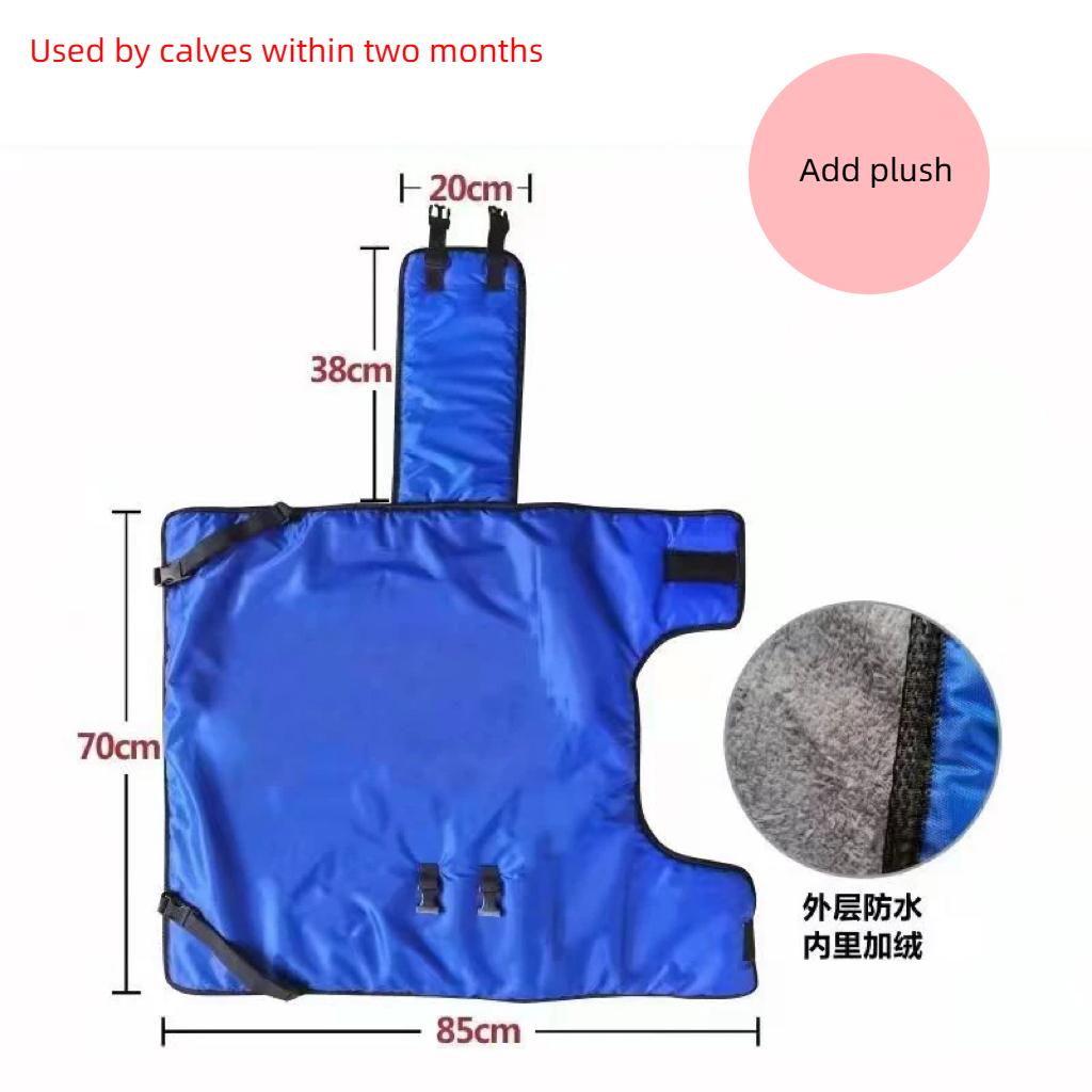 Winter Calf Coat Warm Vest for Cow Calf | Waterproof Windproof Thermal Jacket | Livestock Cold Protection Suit Oxford Fabric Calf vest