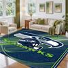 Seattle Seahawks Design Crystal Velvet Rug Soft Decorative Mat for Bedroom Entrance