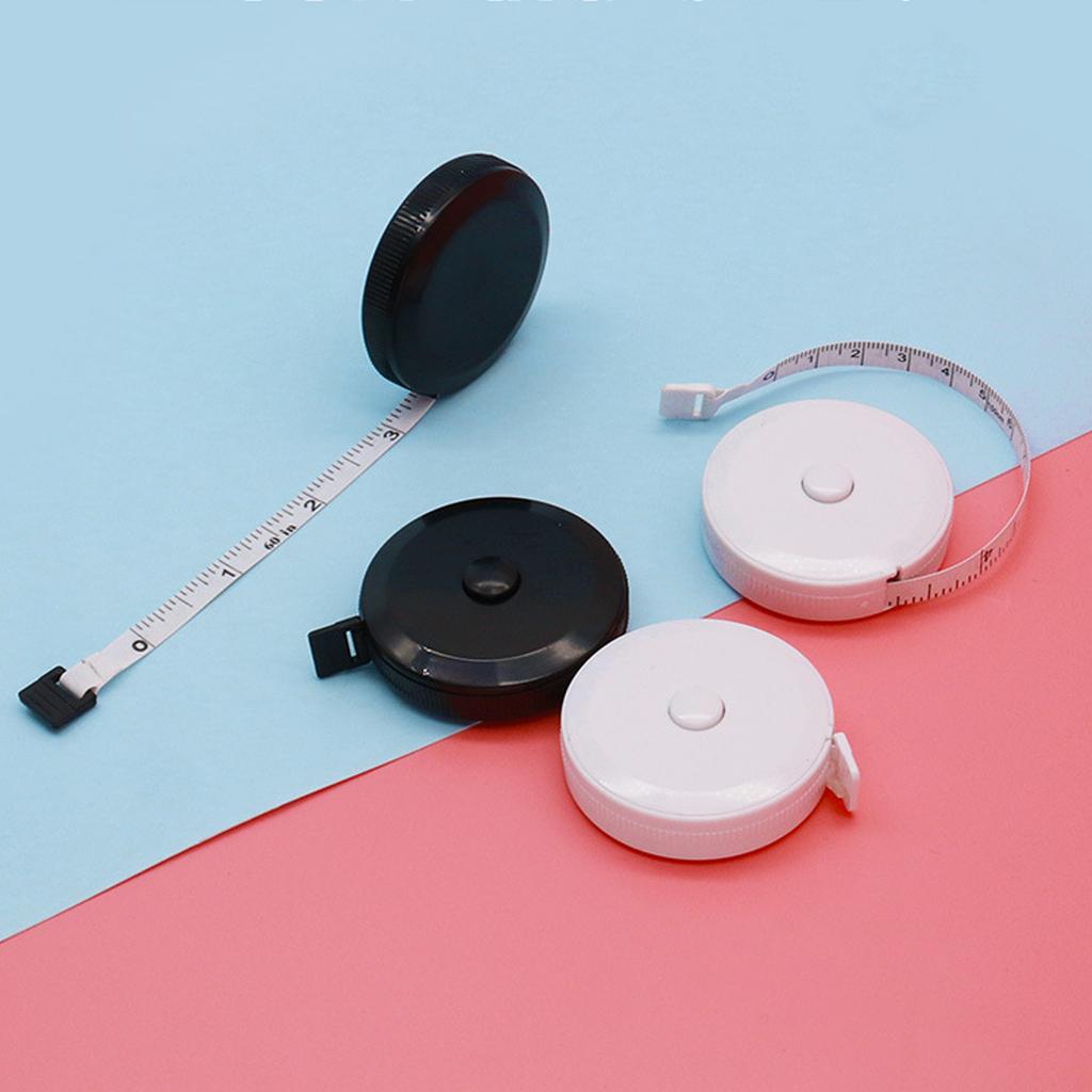 Tape Measure 150cm/60in Double Scale Measuring Tape Portable Clothing Sewing Tools Retractable Soft Boby Measuring Tape
