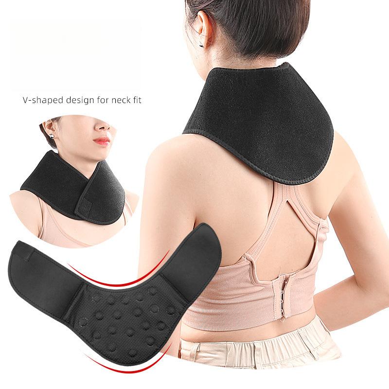 Autumn and Winter V-shaped Widened Enlarged Magnet Neck Guard, Shoulder and Neck Back 19 Magnets, Hot Household Neck Guard.
