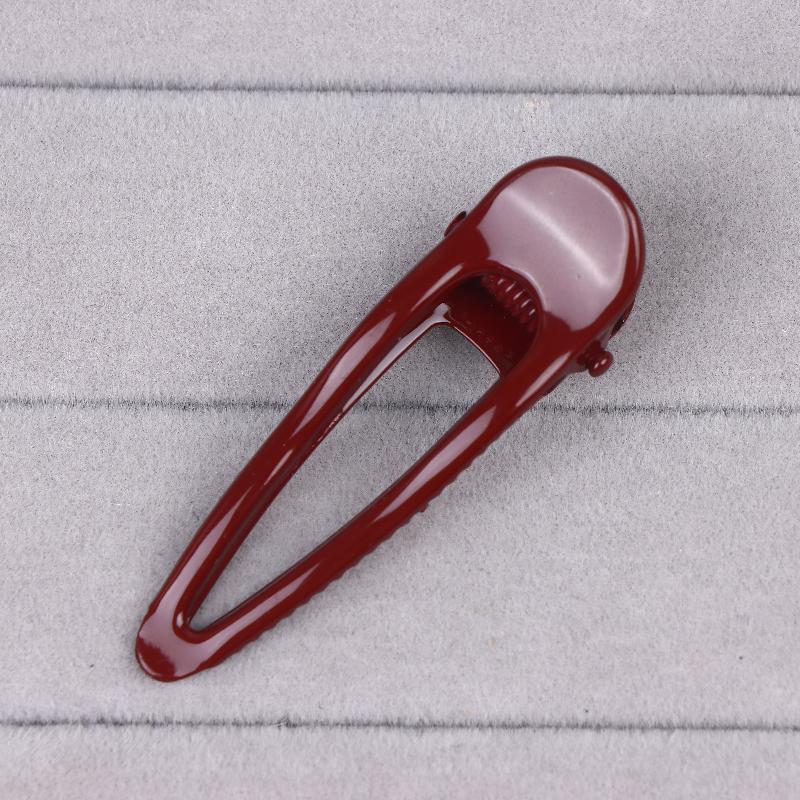 1Pairs New Year Festival Atmosphere Head Clip Wine Red Bow Bang Clip Duckbill Clip Sweet Retro High Quality Hair Accessories