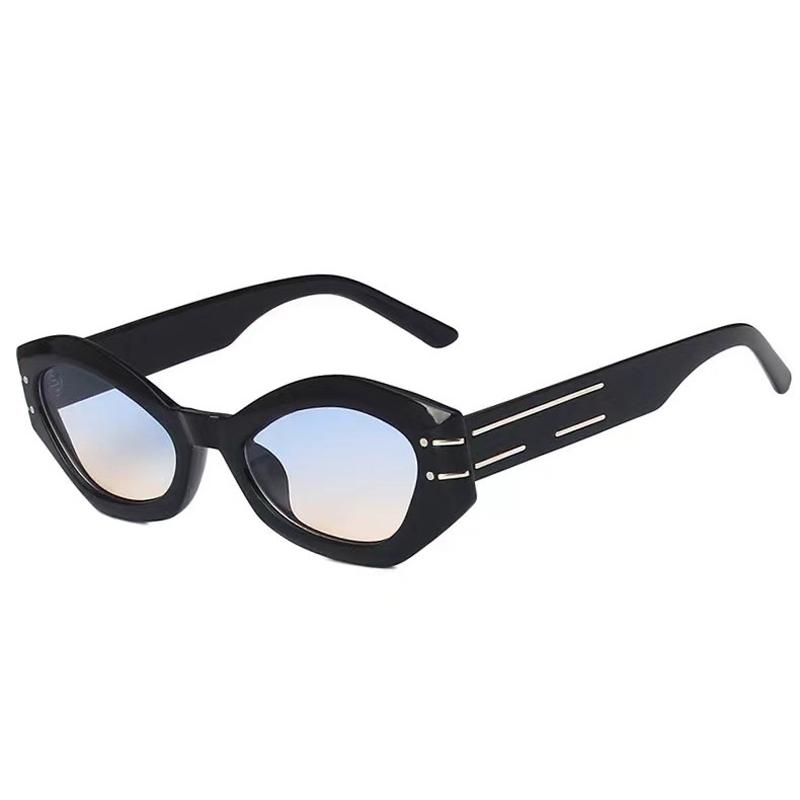 Brand Vintage Women Sunglasses Small Retro Polygon Sun Glasses Punk Eyeglasses Men Designer  UV400