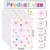 Plants and flowers glass window decoration stickers pvc static stickers warm decoration colorful flowers