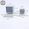  1/3 Sets 1:12/1:18 Dollhouse Mini Retro Desktop Computer Model Toys Miniature Home Scene Ornament Doll House Accessories