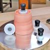 1 Set Professional Ceramic Clay Finishing Tool Kit with Hand Protection, Uncharged Pottery Wheel Trimming Spinner, Ideal for Sculpting & Pottery