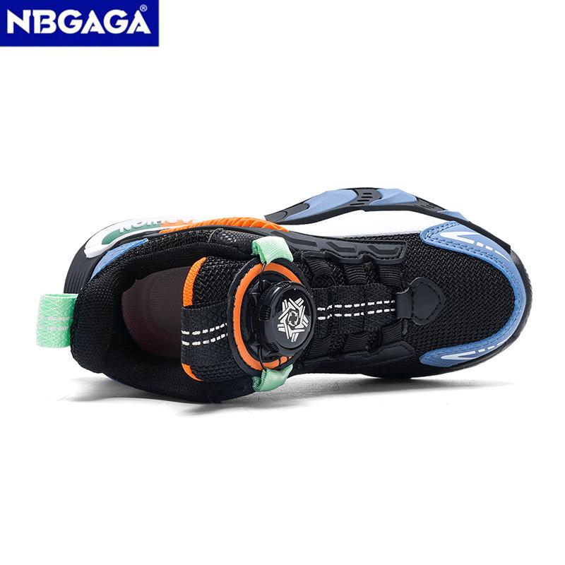 Mode Schwarze Jungen Basketballschuhe Outdoor Atmungsaktive Kinder Trainer Sport Tennisschuhe Rutschfeste Kinder Casual Schule Laufschuhe