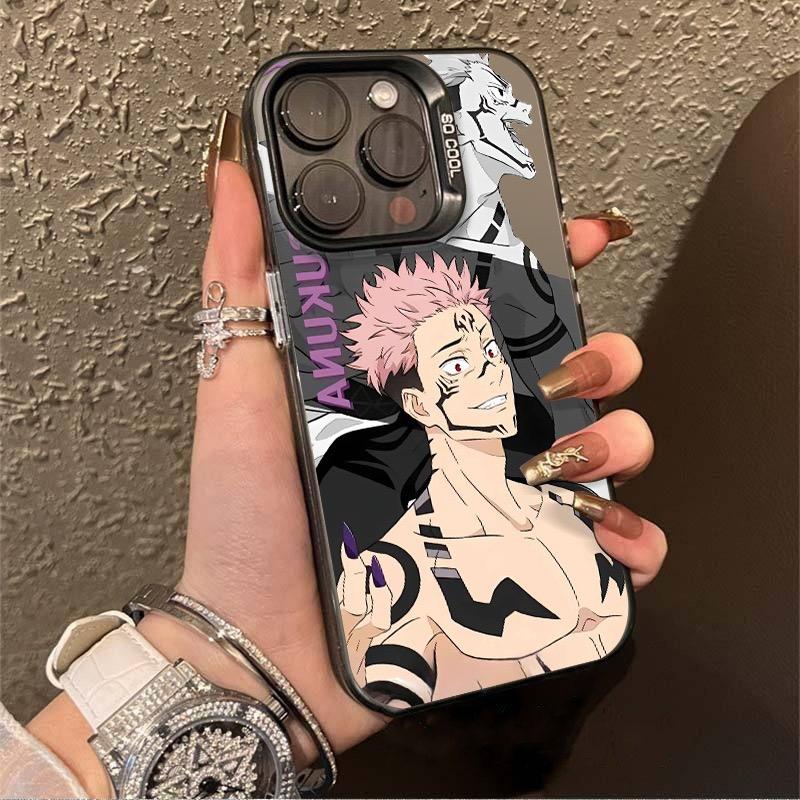 Hot Sale Anime Characters Colored Sier Phone Case For Iphone 15 Max 14 13 12 11 X IMD Transparent 16 Pro Shockproof Cover