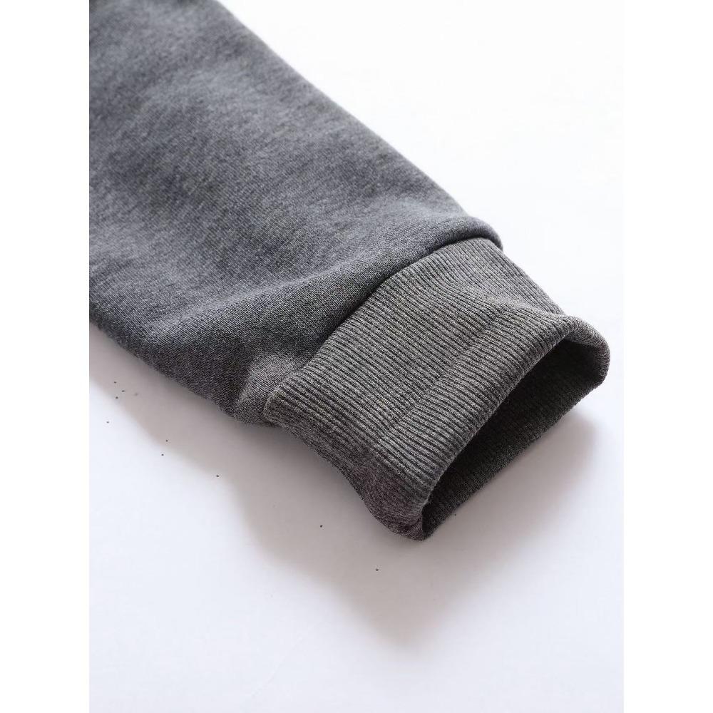 Novo Moletom Masculino Moderno com Capuz e Multibolsos