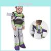 Adorável Fantasia Cosplay do Buzz Lightyear para Crianças Roupa de Algodão Macio Para Festas de Halloween
