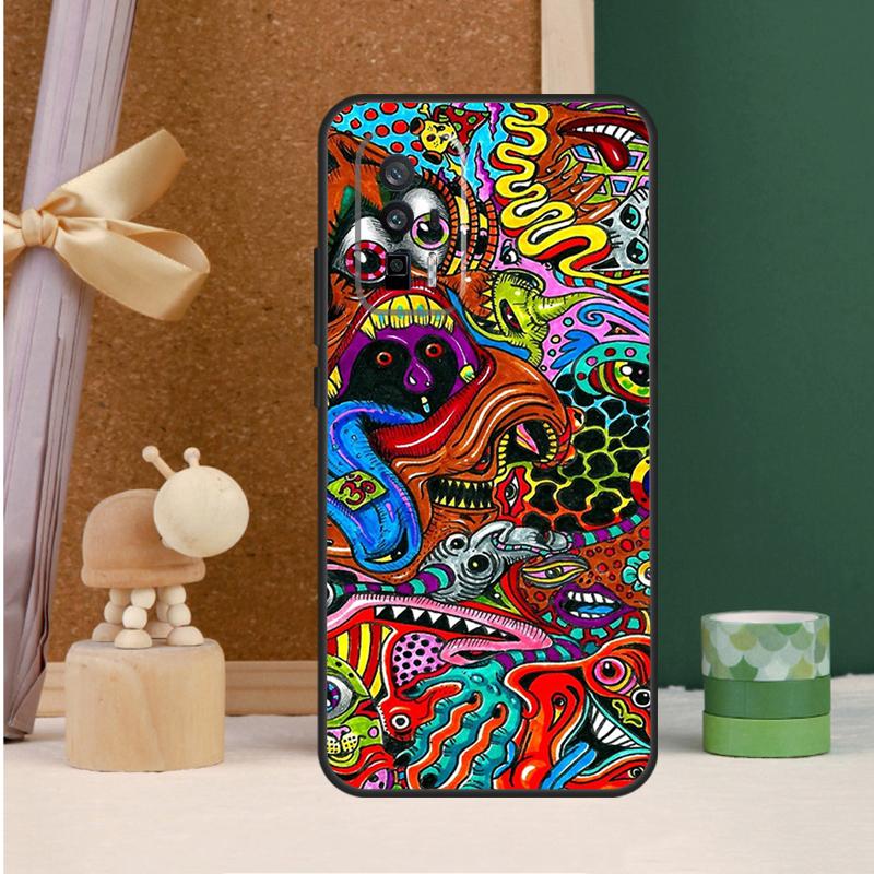 

Psychedelic Trippy Case For Xiaomi 14 15 Ultra 15T 13T 14T 17 Pro Max POCO F8 Ultra F7 F5 F6 X5 X6 X7 Pro Cover Xiaomi 15T Pro