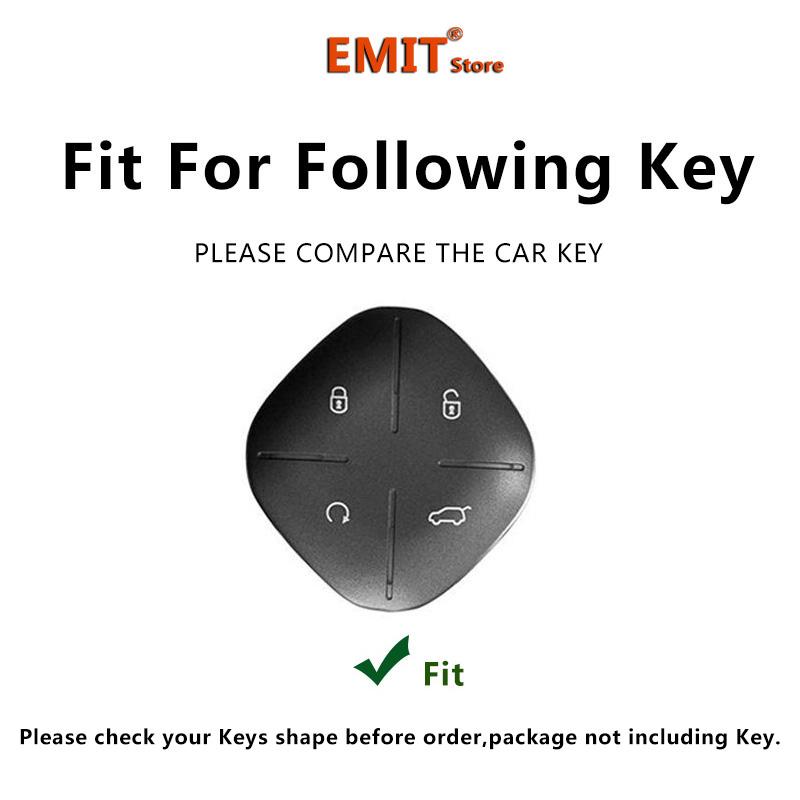 Zinc Alloy Car Key Case For Jetour Dashing Keychain Remote Cover Bag Shell Housing Ring Holder Fob Accessories