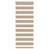 VidaXL Store Zebra Brown Sand Fabric Width 50.9 Cm Polyester, Zebra Roller Blind, Zebra Blind for Window, Blind 4014512